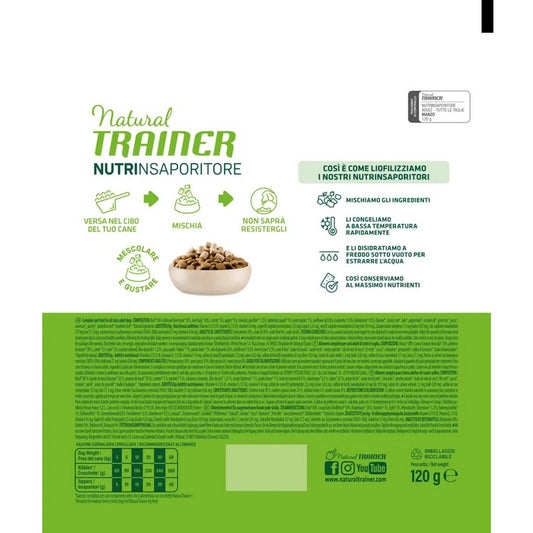 Natural Trainer NutriInsaporitore Manzo 120g - NATURAL TRAINER - 64761882444154