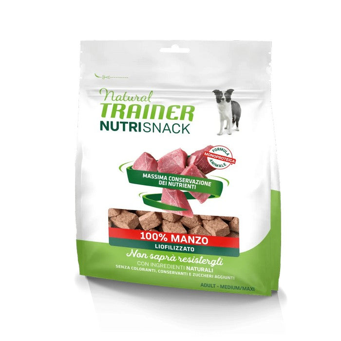 Natural Trainer NutriSnack Manzo 50g - NATURAL TRAINER - 64761889096058