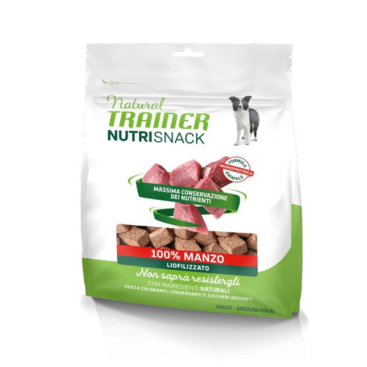 Natural Trainer NutriSnack Manzo 50g - NATURAL TRAINER - 64761890865530