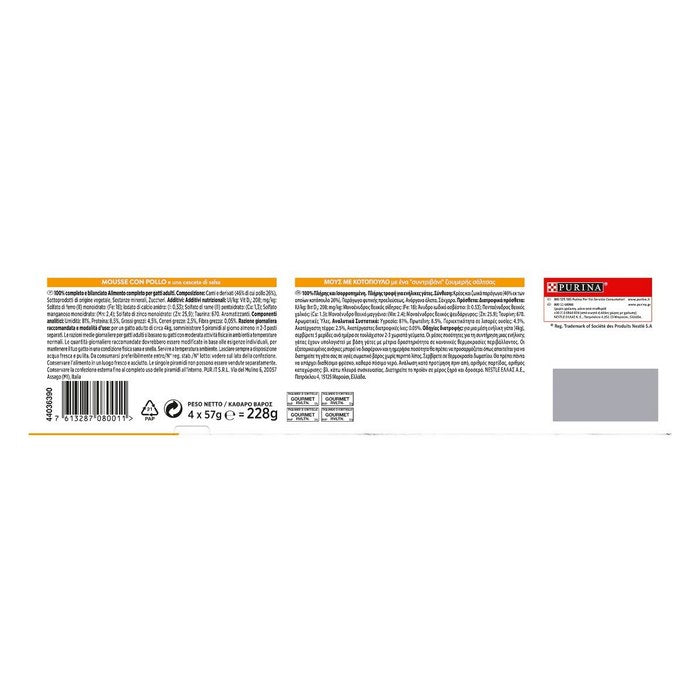 Purina Gourmet Revelations Pollo 4x57g
