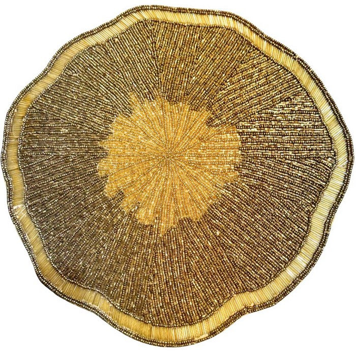 Tovaglietta con perline di vetro colorate 36 cm