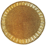 Tovaglietta tonda con perline di vetro colorate 36 cm