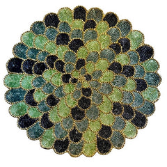 Tovaglietta tonda con perline di vetro colorate ø36 cm - Fantasy