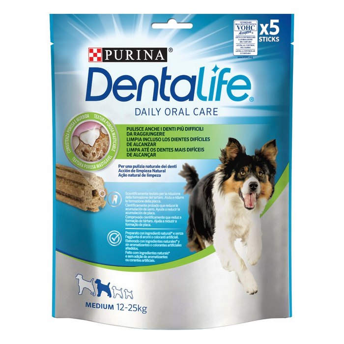 Purina Dentalife Snack per l'igiene orale cane Medium 115g