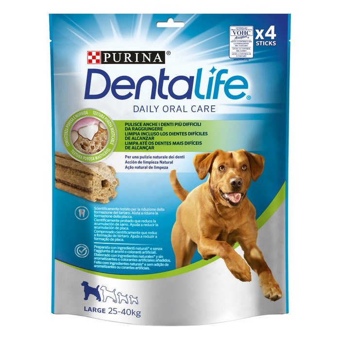 Purina Dentalife Snack per l'igiene orale cane Large 142g