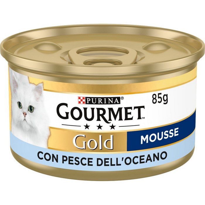 Purina Gourmet Gold Mousse con pesce dell'oceano 85g