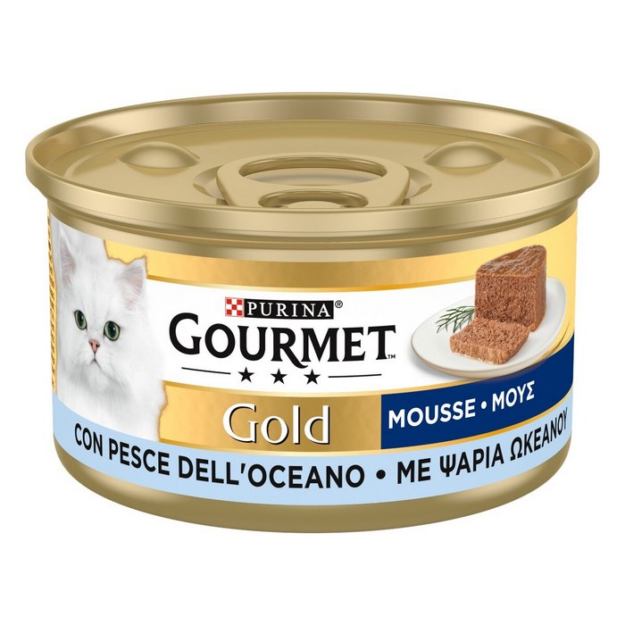 Purina Gourmet Gold Mousse con pesce dell'oceano 85g