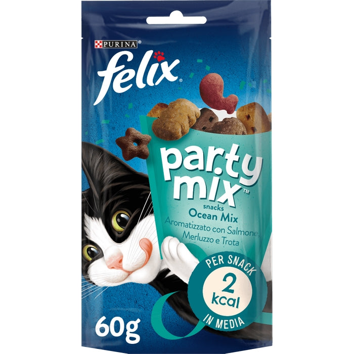 Purina Felix Party Mix Ocean con Salmone, merluzzo e trota 60g