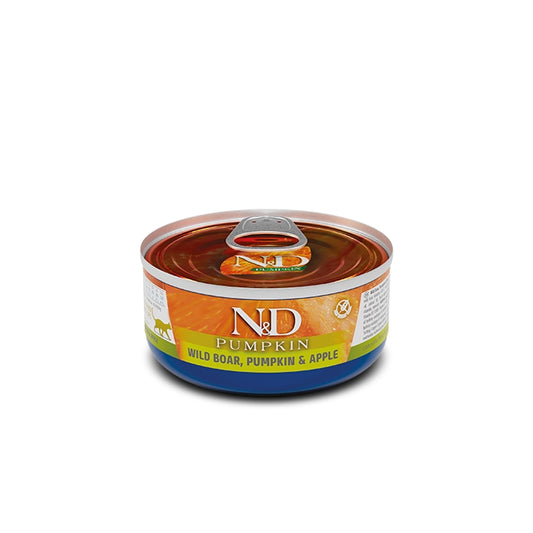 N&D Pumpkin Cat Cinghiale, zucca e mela Adult 70g - FARMINA - 64826488127866