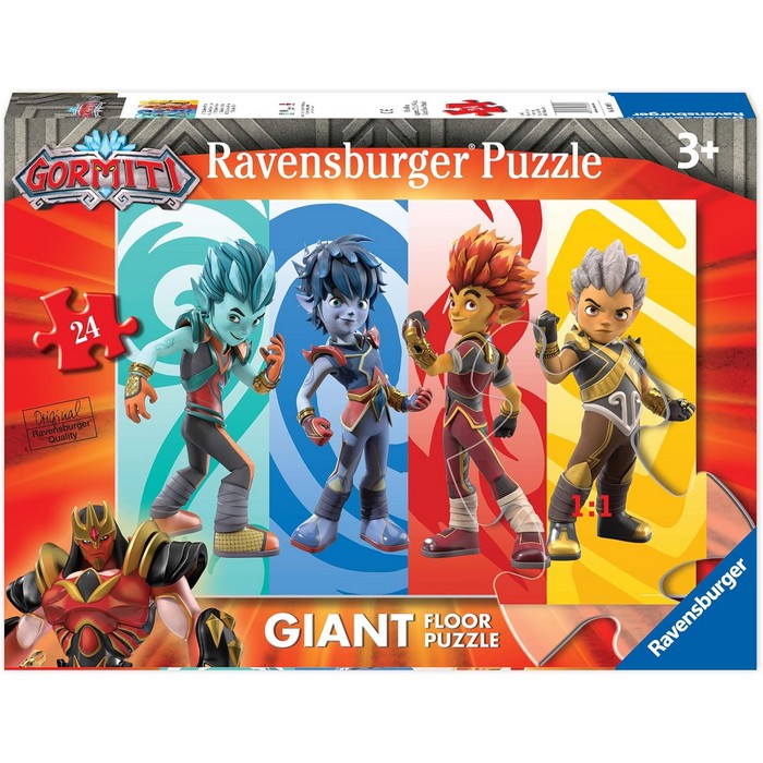 Puzzle Giant per bambini 24 pezzi Gormiti