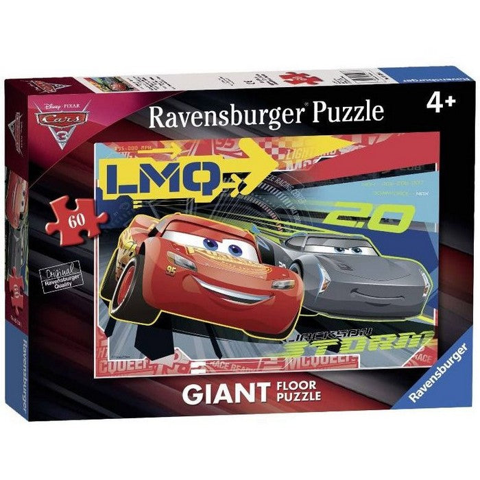 Puzzle Giant per bambini 60 pezzi Cars