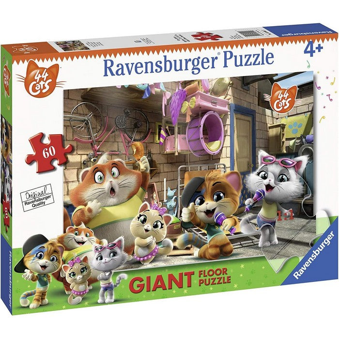 Puzzle Giant per bambini 60 pezzi 44 gatti