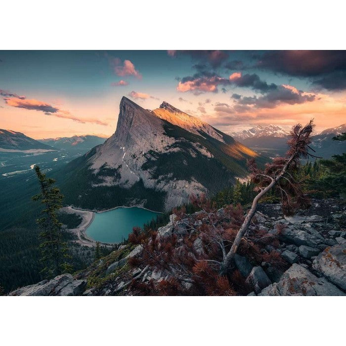 Puzzle per adulti 1000 pezzi Tramonto in montagna