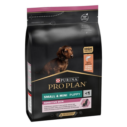 Purina Pro Plan Small&Mini Puppy Sensitive Skin ricco in salmone