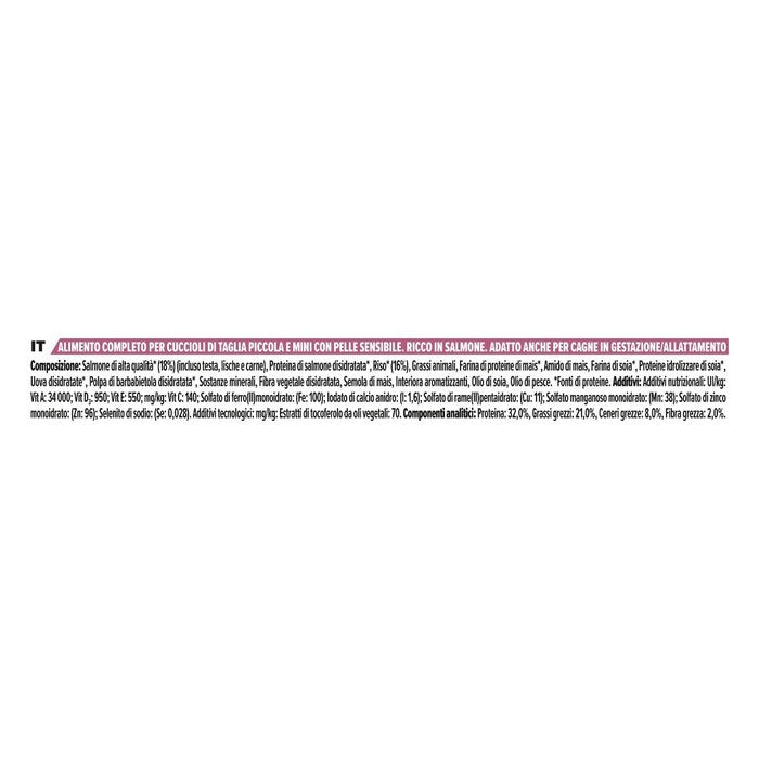Purina Pro Plan Small&Mini Puppy Sensitive Skin ricco in salmone - PURINA - 66185053012346