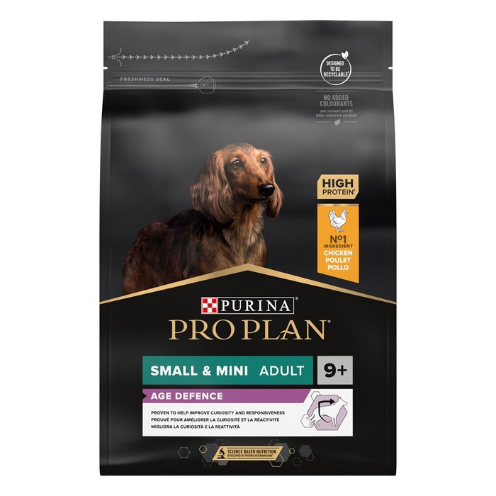 Purina Pro Plan Small&Mini Adult 9+ Age Defence ricco in pollo - PURINA - 66185055633786