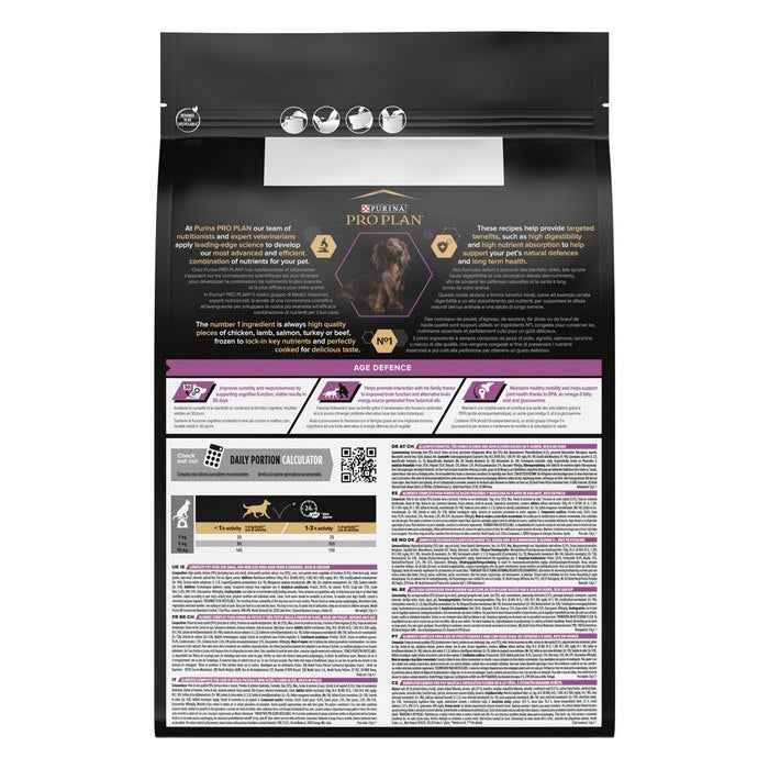 Purina Pro Plan Small&Mini Adult 9+ Age Defence ricco in pollo
