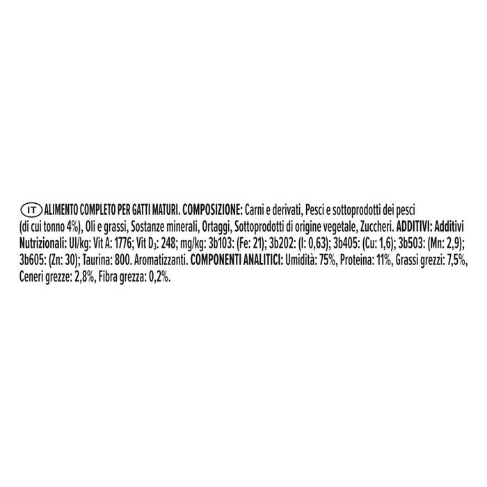 Purina Pro Plan Senior Longevis Mousse con tonno 85g - PURINA - 66184588165498