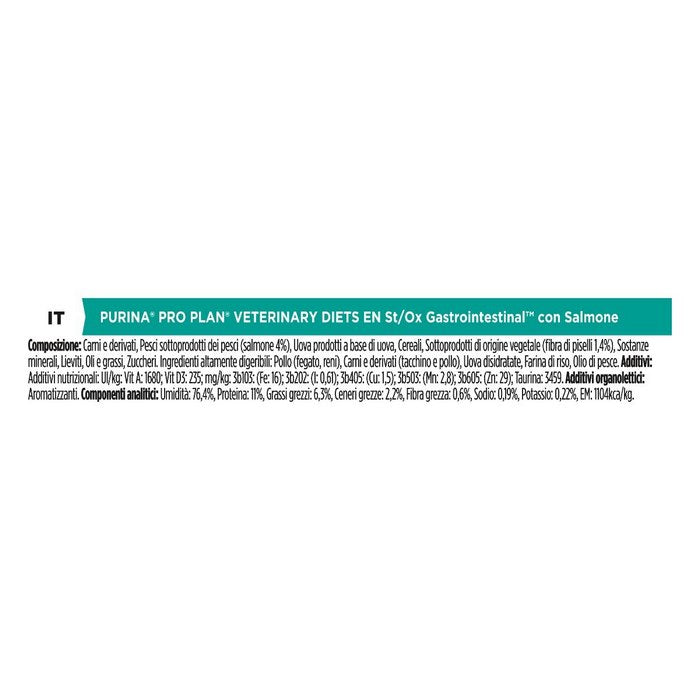 Purina Pro Plan Feline Veterinary Diets EN Gastrointestinal con salmone 10x85g - PURINA - 66184978760058