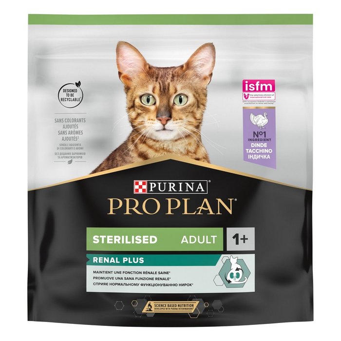 Purina Pro Plan Adult Sterilised Renal Plus ricco in tacchino
