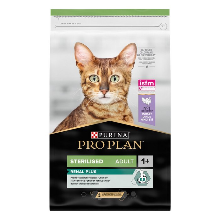 Purina Pro Plan Adult Sterilised Renal Plus ricco in tacchino