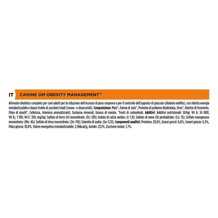 Purina Pro Plan Veterinary Diets OM Obesity Management