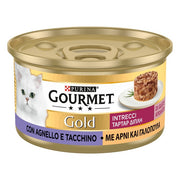 Purina Gourmet Gold Intrecci tacchino e agnello 85g