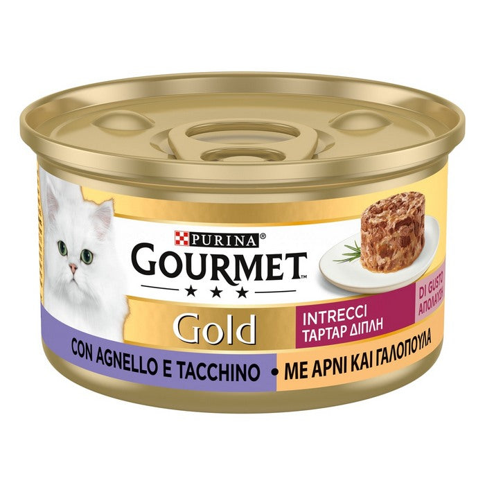 Purina Gourmet Gold Intrecci tacchino e agnello 85g
