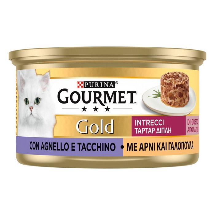 Purina Gourmet Gold Intrecci tacchino e agnello 85g