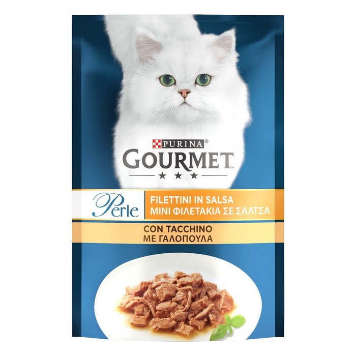 Purina Gourmet Perle Filettini in salsa con tacchino 85g