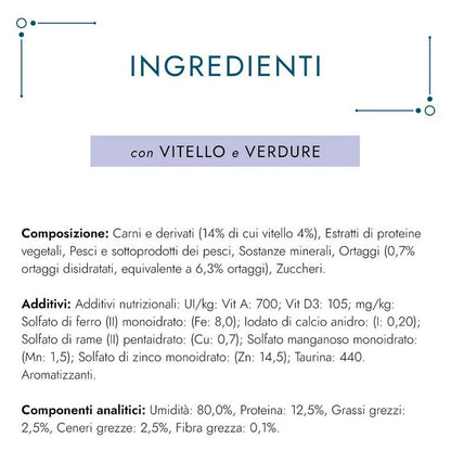 Purina Gourmet Perle Filettini in salsa con vitello e verdure 85g