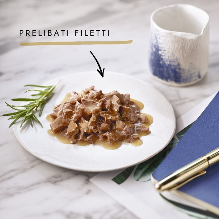 Purina Gourmet Perle Filettini in salsa con vitello e verdure 85g - PURINA - 66184548450682
