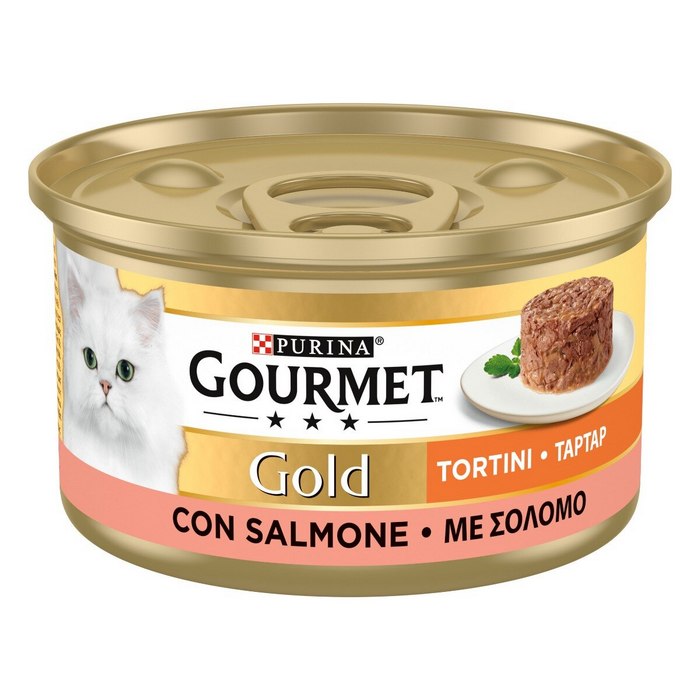 Purina Gourmet Gold Tortini con salmone 85g