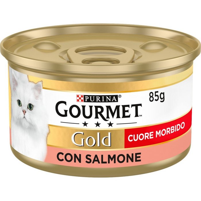 Purina Gourmet Gold Cuore Morbido con salmone 85g