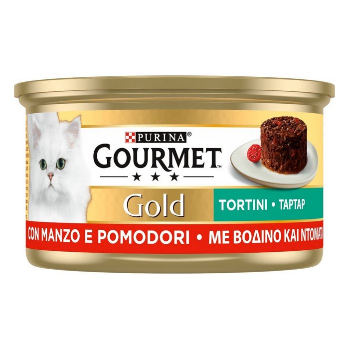 Purina Gourmet Gold Tortini con manzo e pomodori 85g