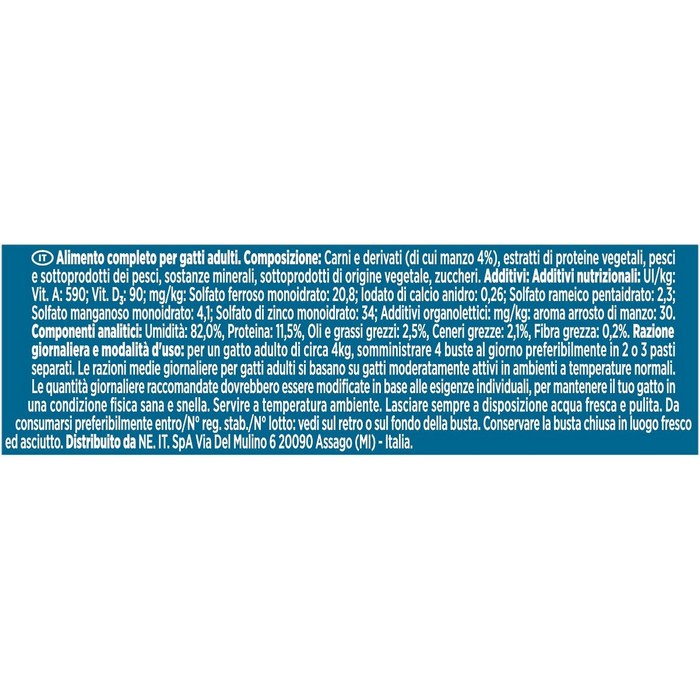Purina Gourmet Perle Trionfo in salsa con manzo 85g