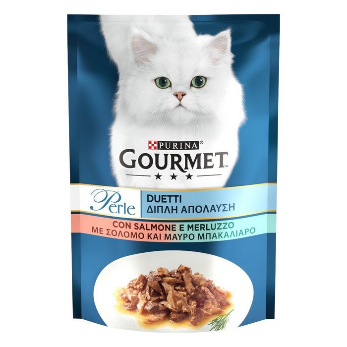 Purina Gourmet Perle Duetti con salmone e merluzzo 85g