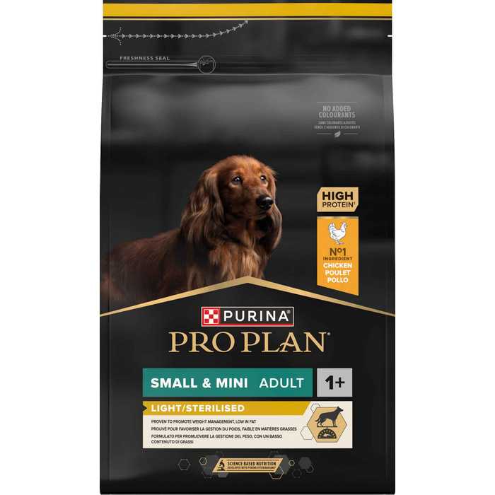 Purina Pro Plan Small&Mini Adult Sterilised Light ricco in pollo