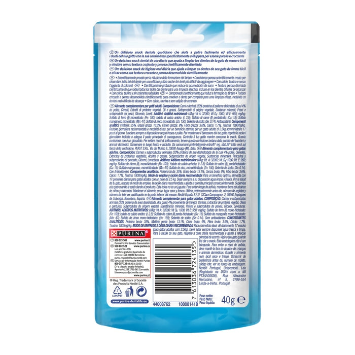 Purina Dentalife Snack igiene orale gatto al pollo 40g