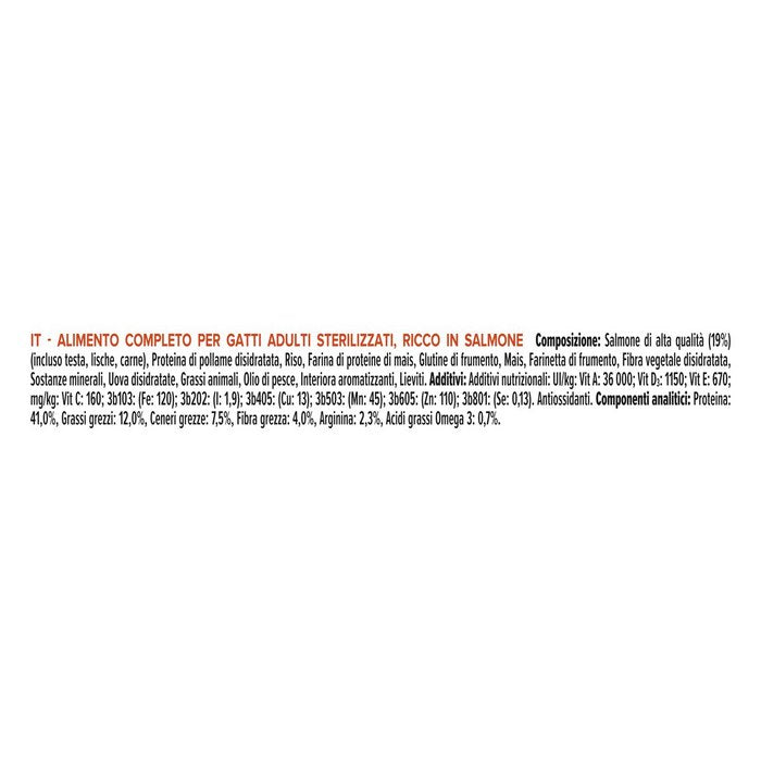 Purina Pro Plan Adult Sterilised Vital Function ricco in salmone