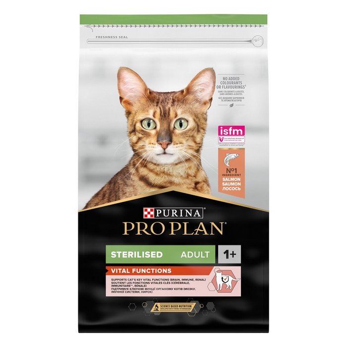 Purina Pro Plan Adult Sterilised Vital Function ricco in salmone