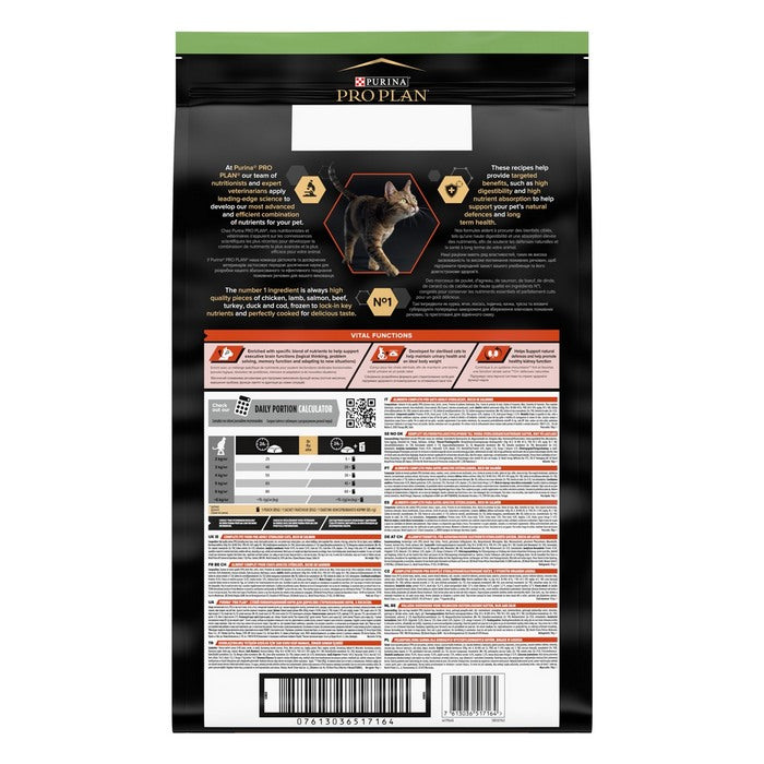 Purina Pro Plan Adult Sterilised Vital Function ricco in salmone