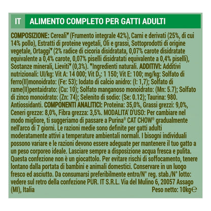 Purina Cat Chow Adult Sterilised ricco in pollo