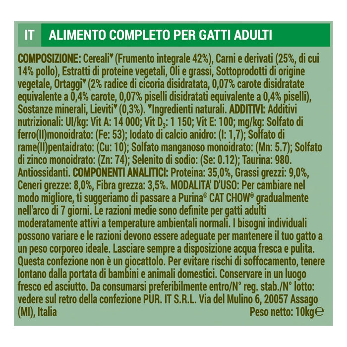 Purina Cat Chow Adult Sterilised ricco in pollo