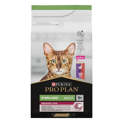 Purina Pro Plan Adult Sterilised Savoury Duo ricco in anatra e fegato