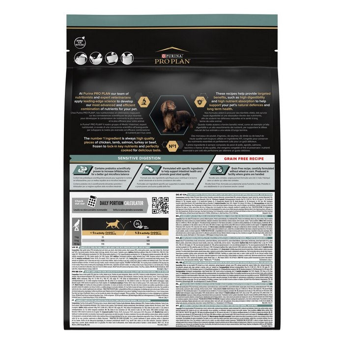 Purina Pro Plan Small&Mini Adult Sensitive Digestion Grain Free ricco in tacchino