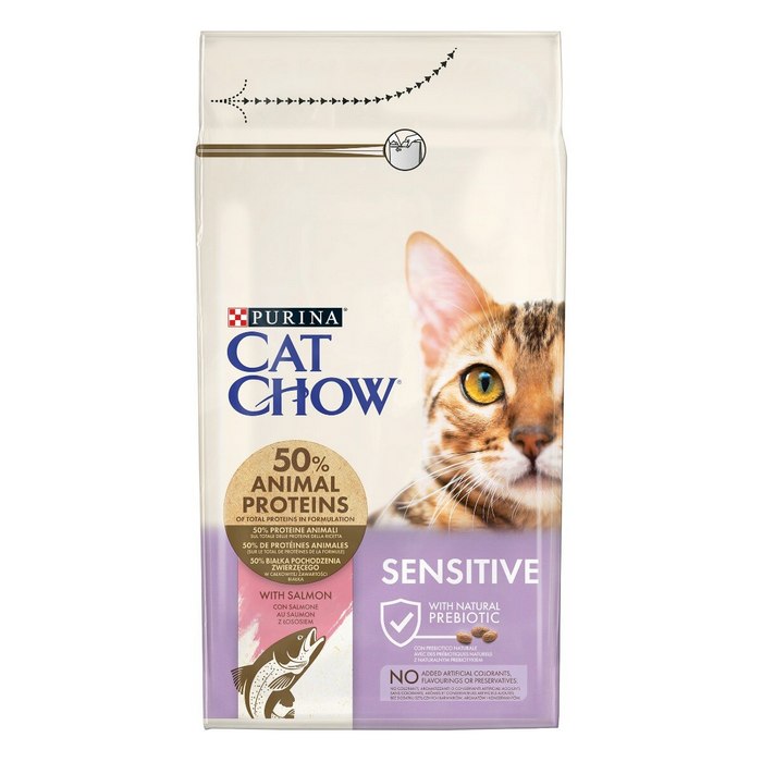 Purina Cat Chow Adult Sensitive ricco in salmone