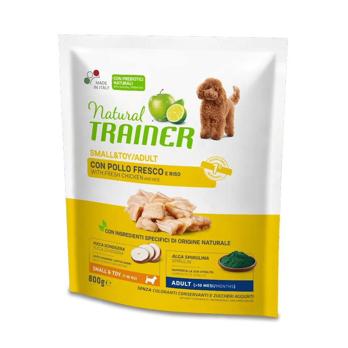 Natural Trainer Small&Toy Adult con Pollo fresco - NATURAL TRAINER - 64761937723770