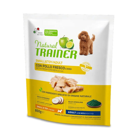 Natural Trainer Small&Toy Adult con Pollo fresco - NATURAL TRAINER - 64761937723770