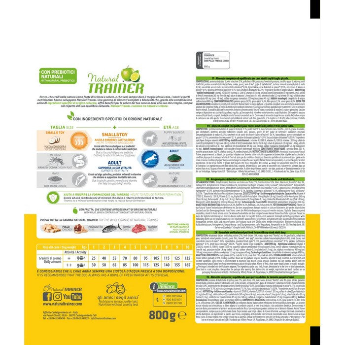 Natural Trainer Small&Toy Adult con Pollo fresco